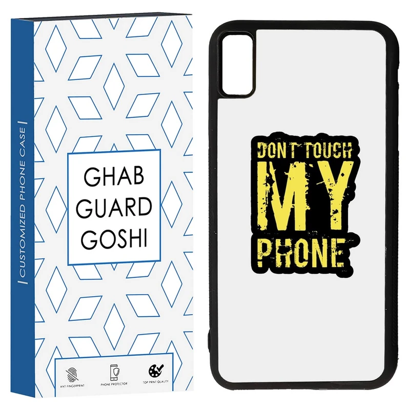کاور قاب گارد گوشی طرح don’t touch کد TPU-286 مناسب برای گوشی موبایل اپل Iphone XS MAX/ X MAX