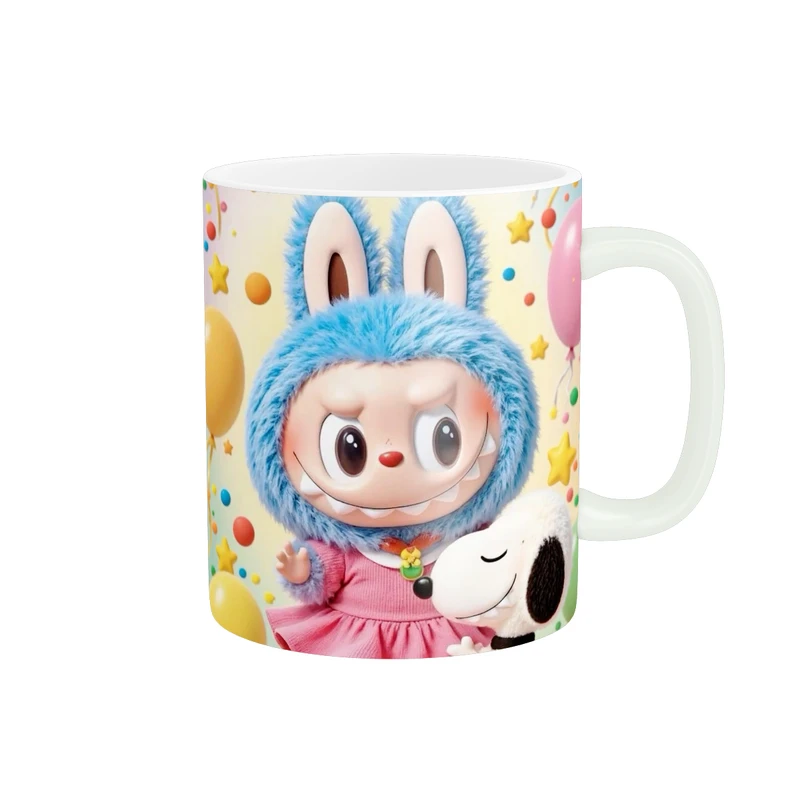 ماگ پاد آفرین طرح عروسک لبوبو کد 5983