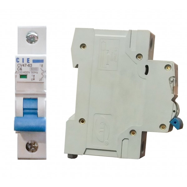 فیوز مینیاتوری تک فاز 6 آمپر پارس اروند الکتریک کد C6