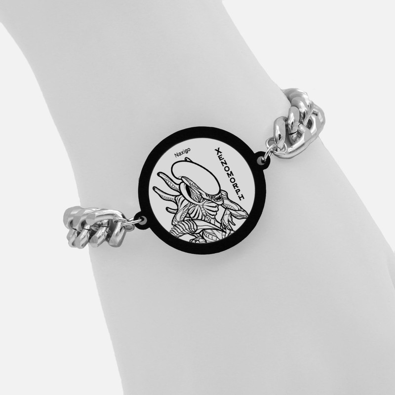 دستبند ناکسیگو مدل زنومورف کد BZ7742 دستبند ناکسیگو مدل زنومورف کد BZ7742