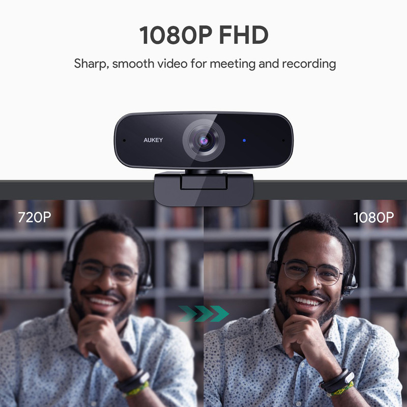 وب کم آکی مدل PC-W3 FHD 1080p