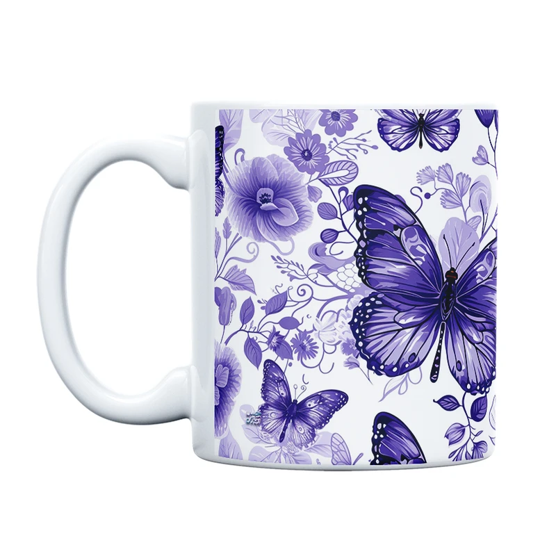 ماگ حس آمیزی طرح پروانه مدل کلاسیک کد 47