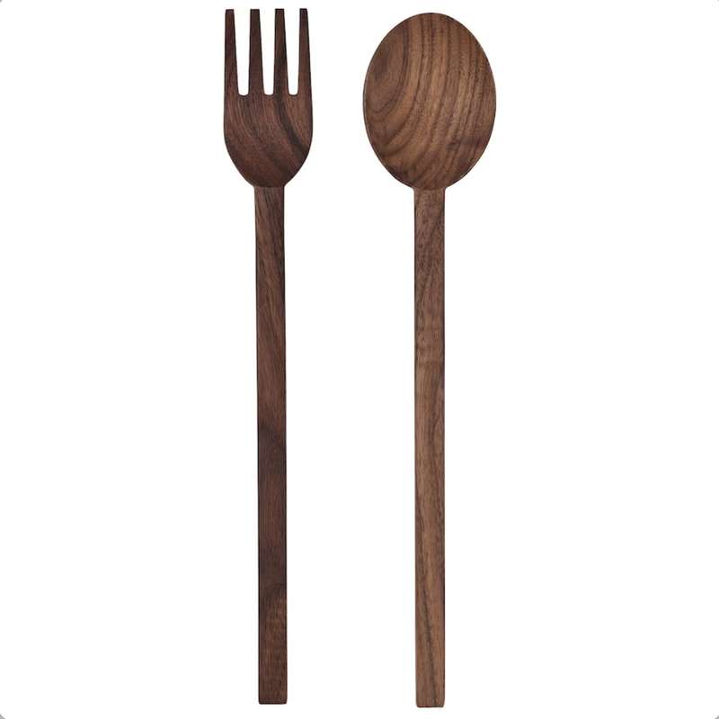 قاشق و چنگال سرو سالاد ایکیا مدل stockholm مجموعه دو عددی قاشق و چنگال سرو سالاد ایکیا مدل stockholm مجموعه دو عددی