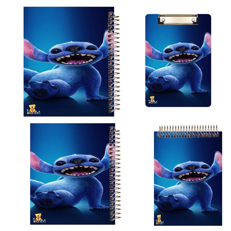 دفتر 100 برگ بانیبو مدل استیج کد 2703 به همراه تخته شاسی بسته 4 عددی