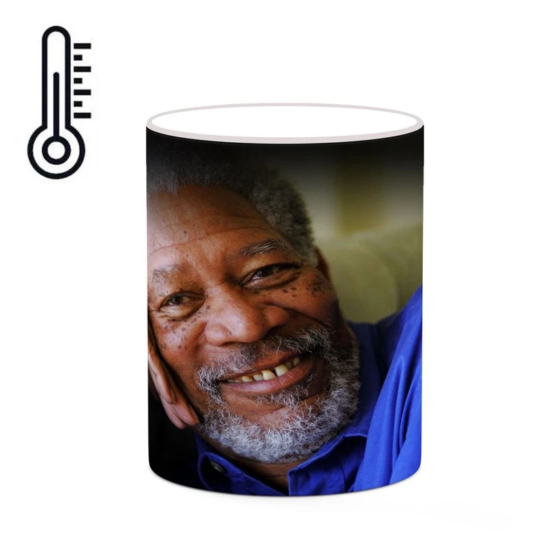 ماگ حرارتی کاکتی طرح مورگان فریمن Morgan Freeman مدل mgh26981