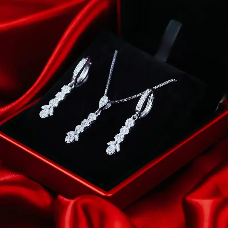 نیم ست نقره زنانه جی تی ای مدل جی نایس 60