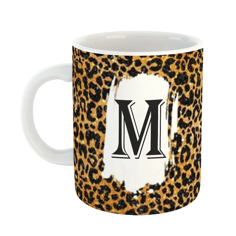 ماگ پاد افرین مدل فانتزی طرح حرف M کد 11