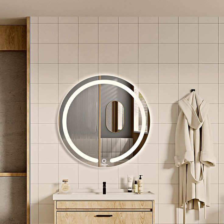 آینه سرویس بهداشتی تارادکور مدل لمسی قطر 50 کد tc151