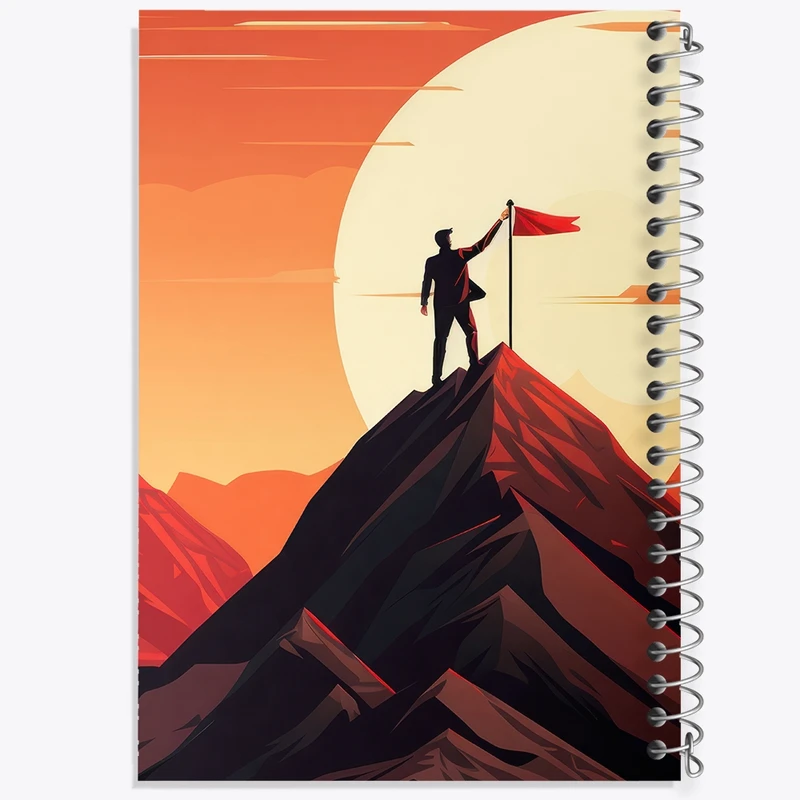 دفتر شطرنجی 50 برگ خندالو مدل کوهنورد کد F2800