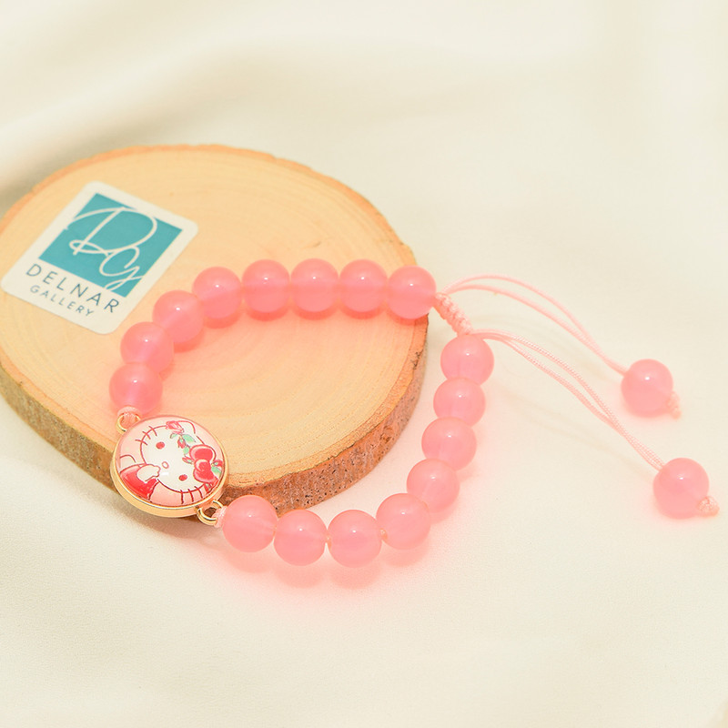 دستبند دخترانه دلنار گالری مدل کیتی و رز