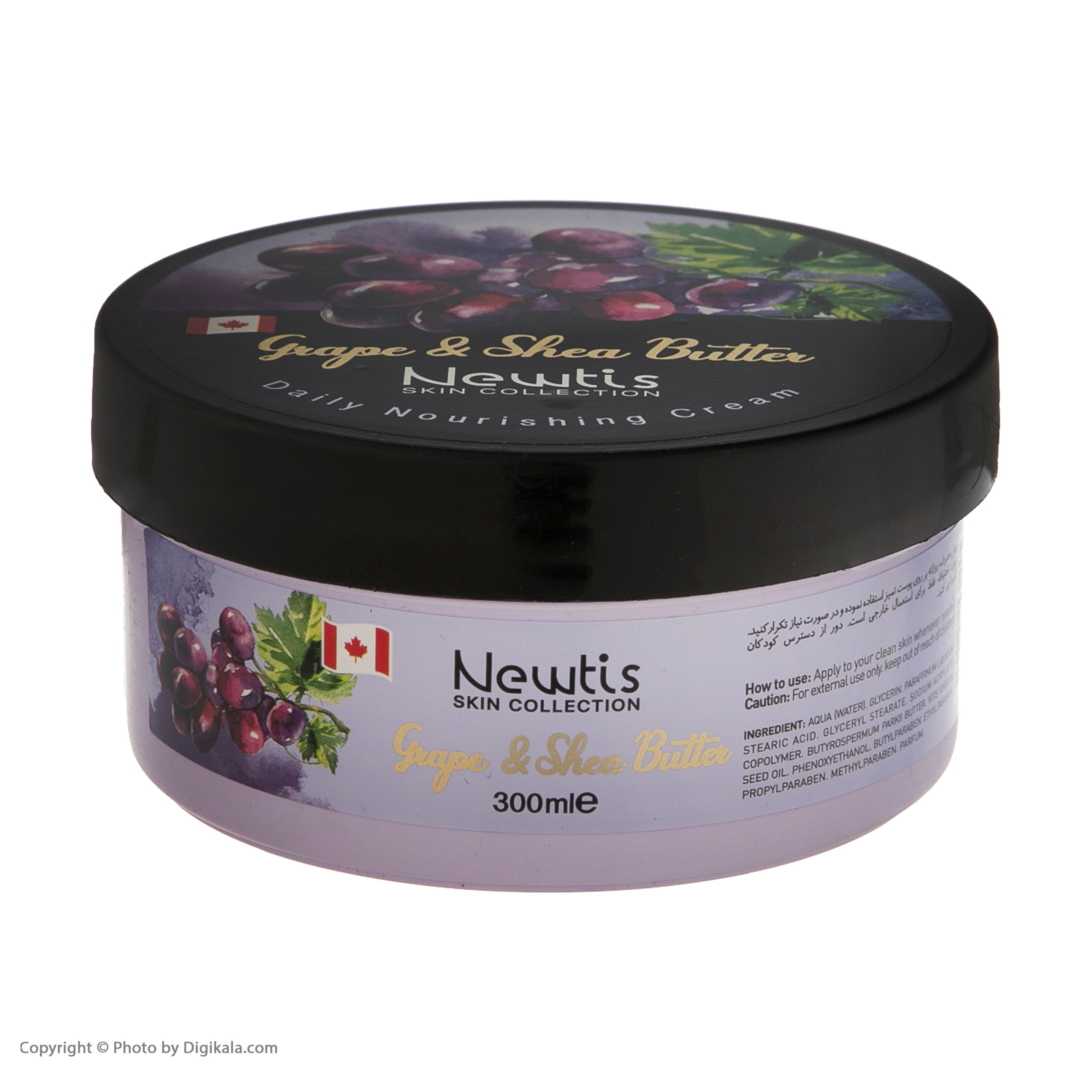 کرم مرطوب کننده نیوتیس مدل grape حجم 300 میلی لیتر