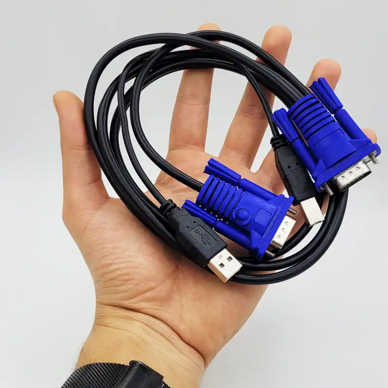 کابل KVM شارک مدل 2PORT طول 1.5 متر