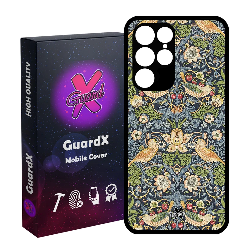 کاور گارد ایکس طرح سنتی مدل Glass10258 مناسب برای گوشی موبایل سامسونگ Galaxy S22 Ultra