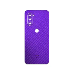 MAHOOT Purple-Fiber Cover Sticker for Motorola Moto G51 5G