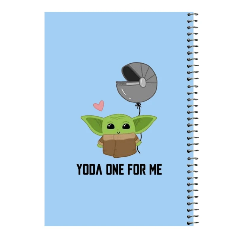 دفتر مشق 80 برگ اس جی مدل بیبی یودا کد۳   