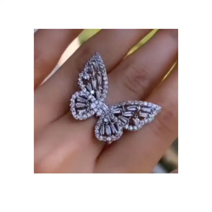 انگشتر زنانه مدل پروانه کد 2020