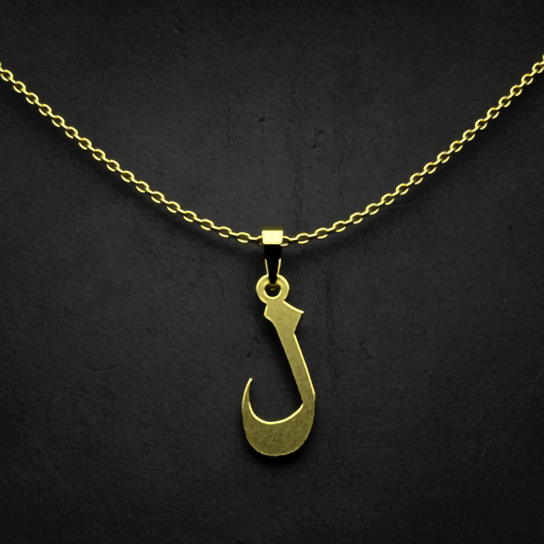 گردنبند طلا 18 عیار زنانه مدوپد مدل حرف ل کد I3-1-1827