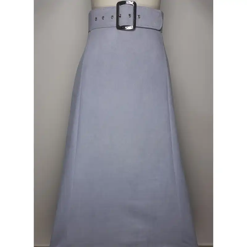 دامن زنانه مدل Dsk003tr رنگ طوسی روشن