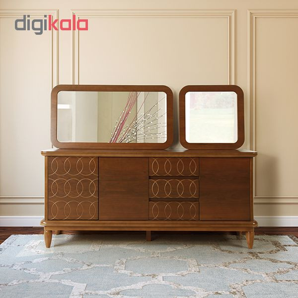 آینه و کنسول صنعت چوب کیان مدل نایریکا کد 8401