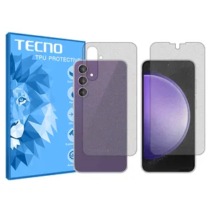 Matte tecno screen protector, HyMTT model, suitable for Samsung Galaxy S23 FE mobile phone, along with the phone back protector