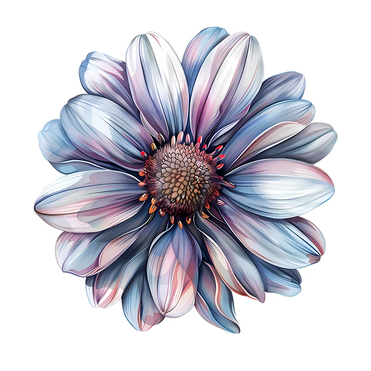 استیکر پارچه و لباس پاد آفرین مدل کارتونی فانتزی طرح گل کد S5512