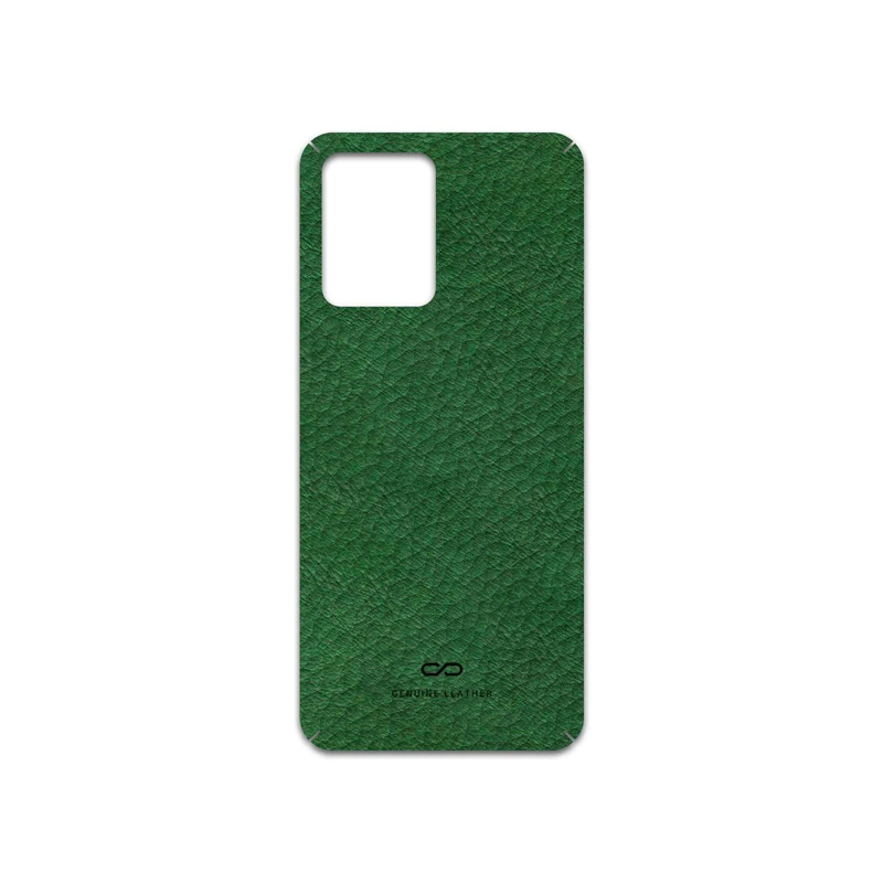 برچسب پوششی ماهوت مدل Green-Leather مناسب برای گوشی موبایل شیائومی Redmi Note 12 5G