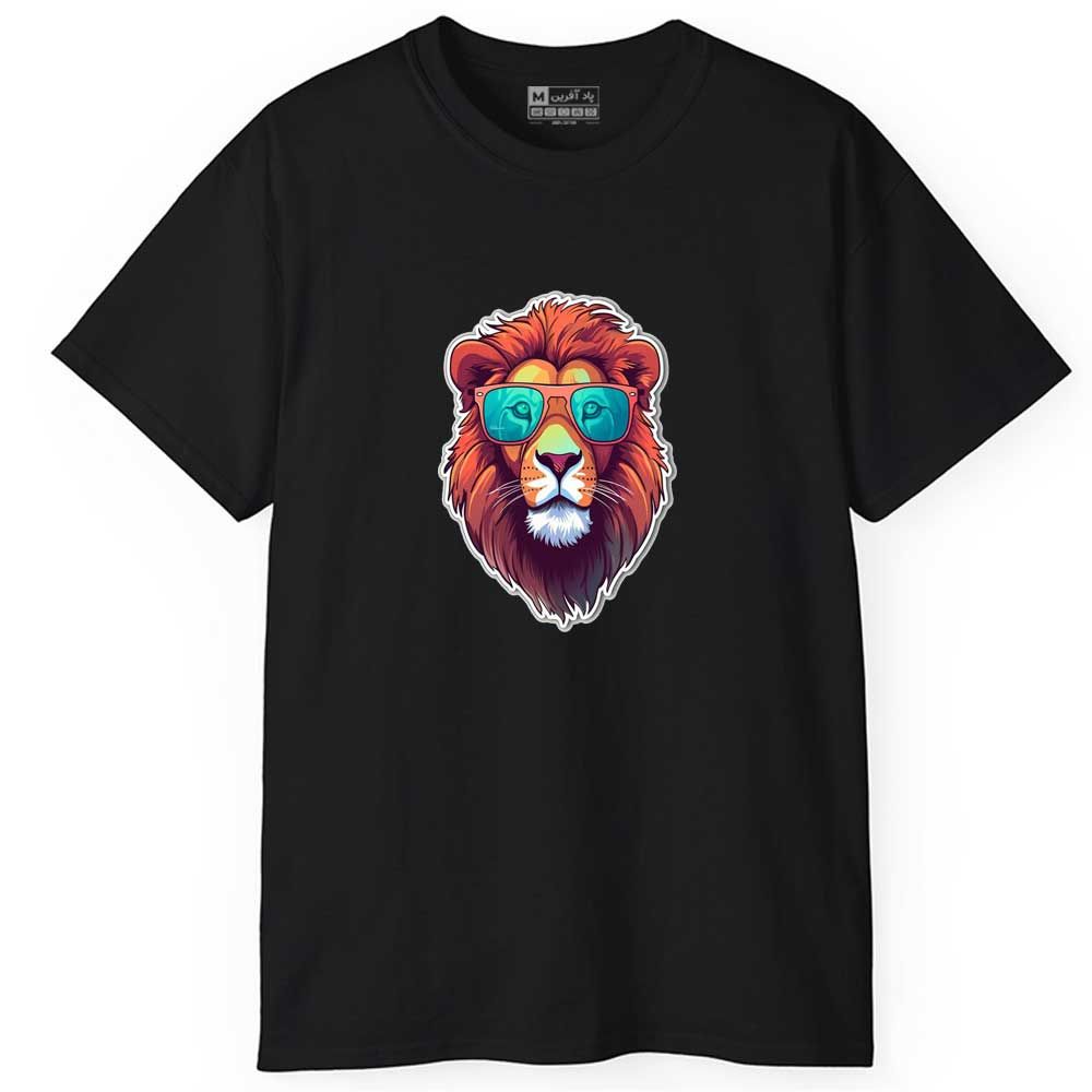 تی شرت آستین کوتاه مردانه پاد آفرین مدل شیر کد 0612 -  - 4