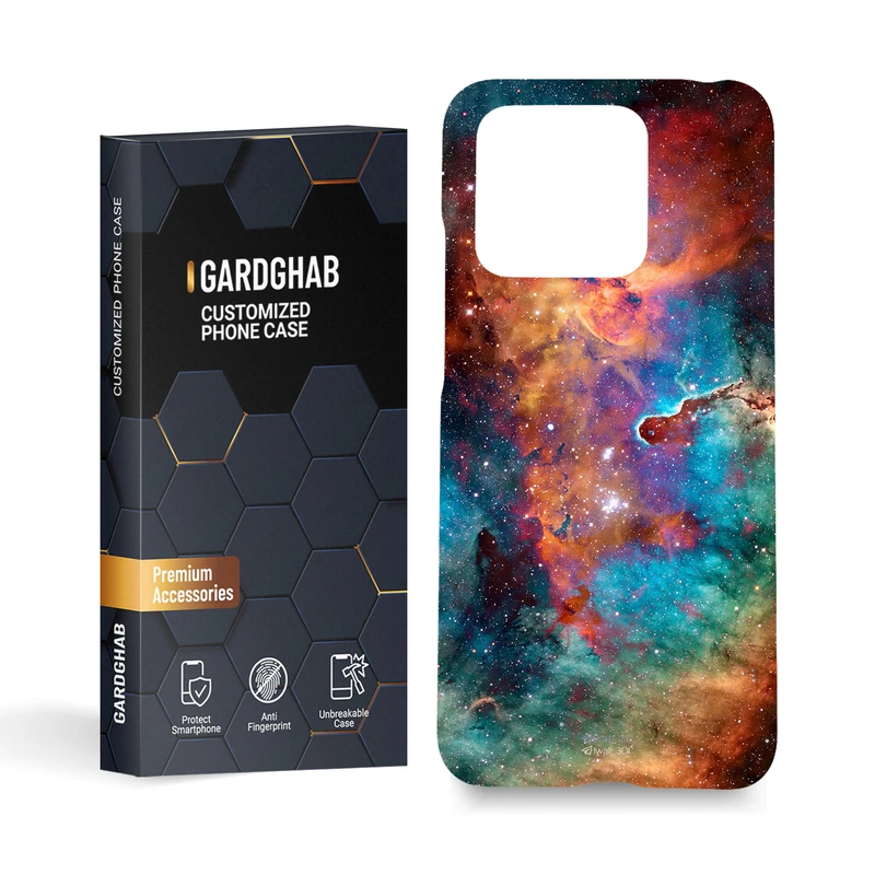 کاور گارد قاب مدل کهکشان مناسب برای گوشی موبایل شیائومی Redmi 10C