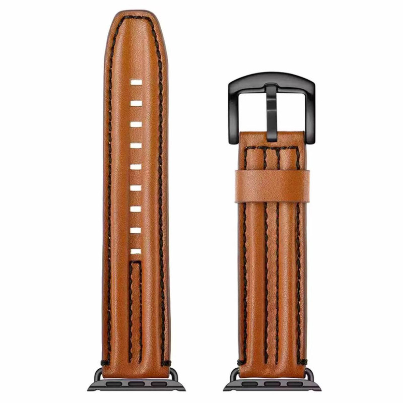 بند مدل Leather bone مناسب برای اپل واچ 38/40/41 میلی متری 1