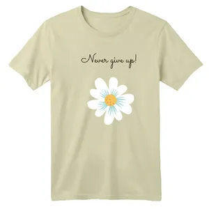 تی شرت آستین کوتاه بچگانه مدل گل بابونه