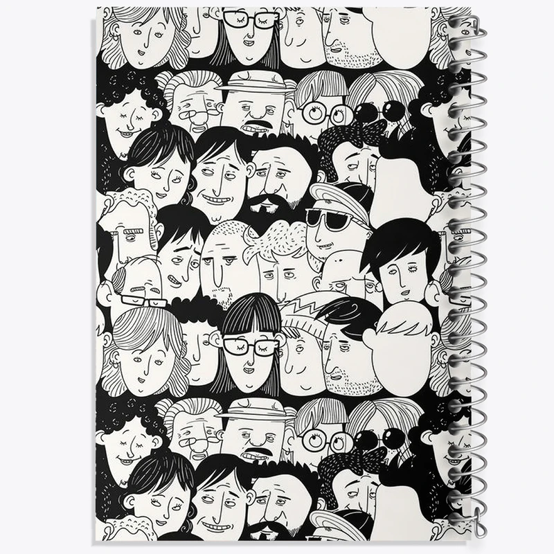 دفتر نقاشی 50 برگ خندالو طرح صورتک کد N1724