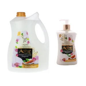مایع دستشویی اکتیو مدل Orchid Cinnamon وزن  3750 گرم به همراه مایع دستشویی اکتیو مدل صدفی وزن 450 گرم