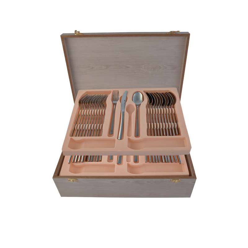 سرویس قاشق و چنگال 54 پارچه ام جی اس مدل SHICAGO(GE)006