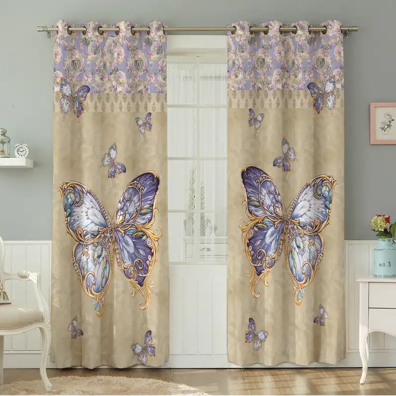 پرده نیروانا طرح مدرن مدل مخمل کد 4902 سایز 140×280 سانتی متر