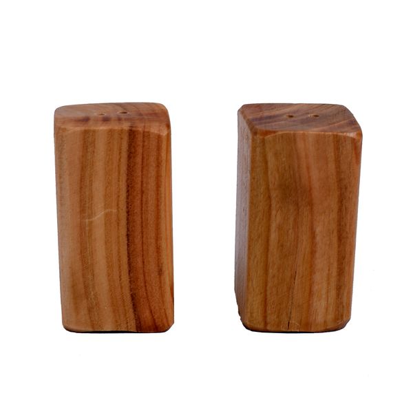 نمکدان چوبی مدل MOK مجموعه 2 عددی
