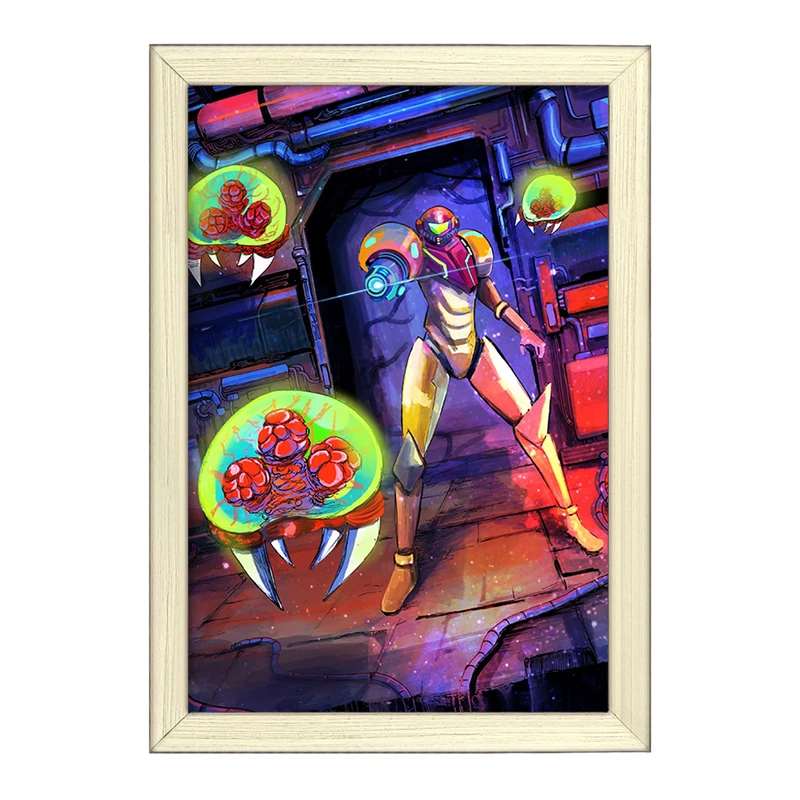 تابلو خندالو طرح بازی متروید (Metroid) کد 35658