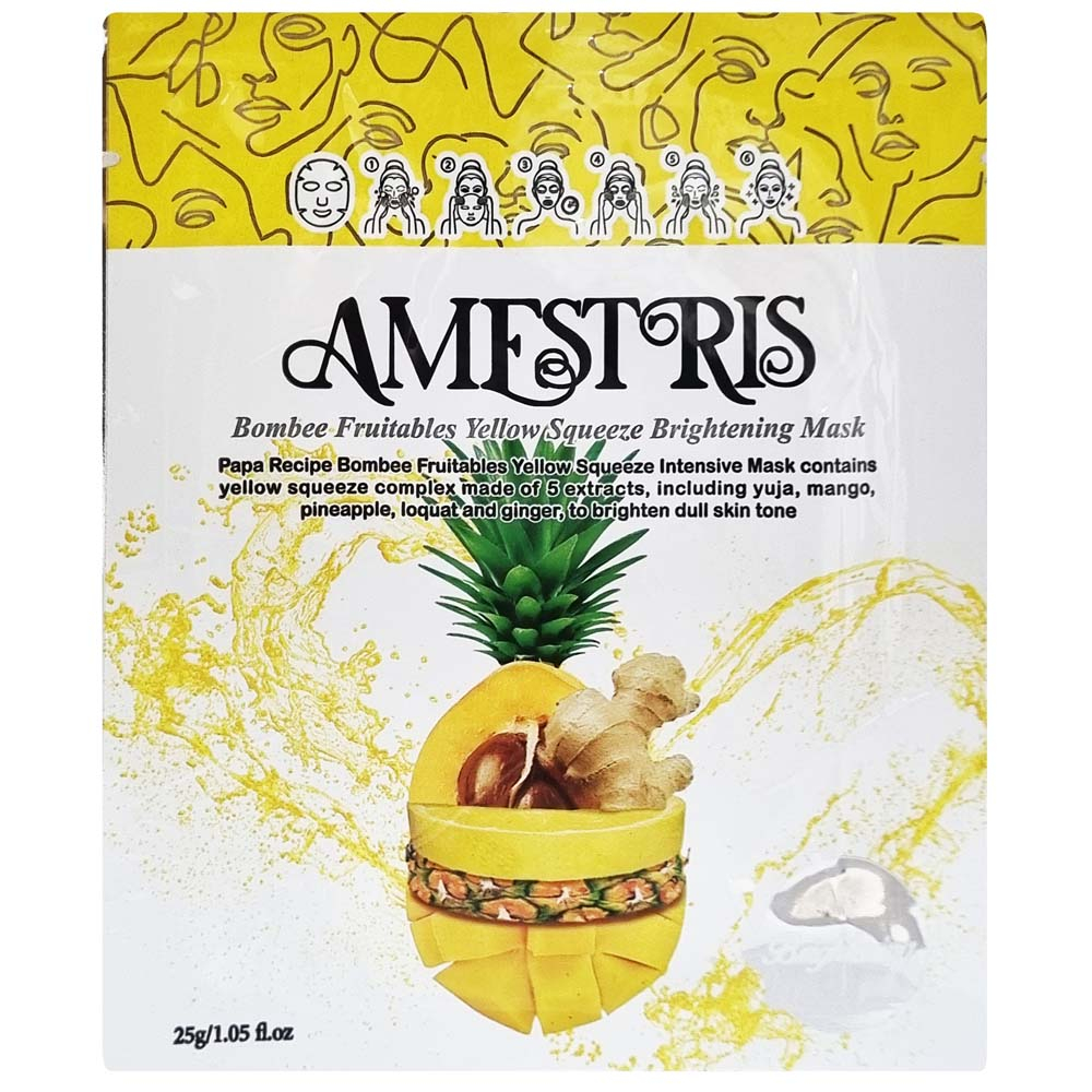 ماسک صورت آمستریس مدل میوه وزن 25 گرم