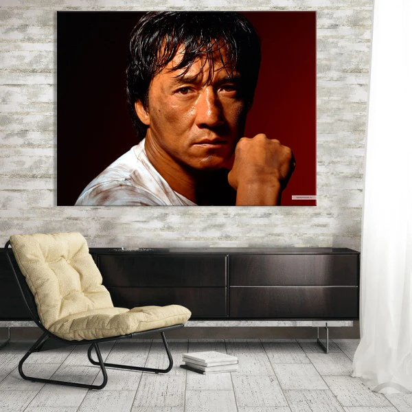 تابلو شاسی طرح بازیگر جکی چان Jackie Chan  کد 58hz