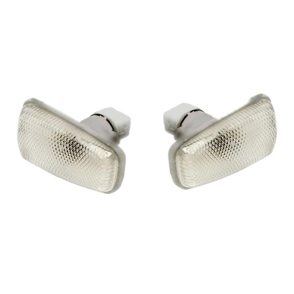 چراغ راهنما گلگیر خودرو چیکال مدل B-1-WHT مناسب برای پراید سفید بسته 2 عددی
