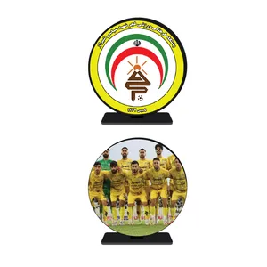 استند رومیزی تزیینی مدل فوتبال طرح تیم فجر سپاسی شیراز کد 01 مجموعه 2 عددی