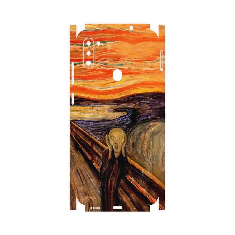برچسب پوششی ماهوت مدل The Scream of Munch-FullSkin مناسب برای گوشی موبایل سامسونگ Galaxy M11