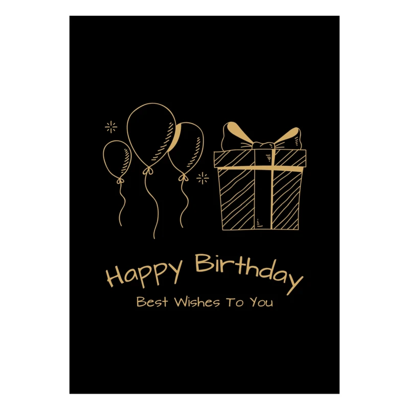 کارت پستال مدل Happy birthday کد 09