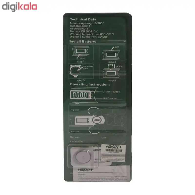 زاویه سنج دیجیتالی اینسایز مدل 200-2176