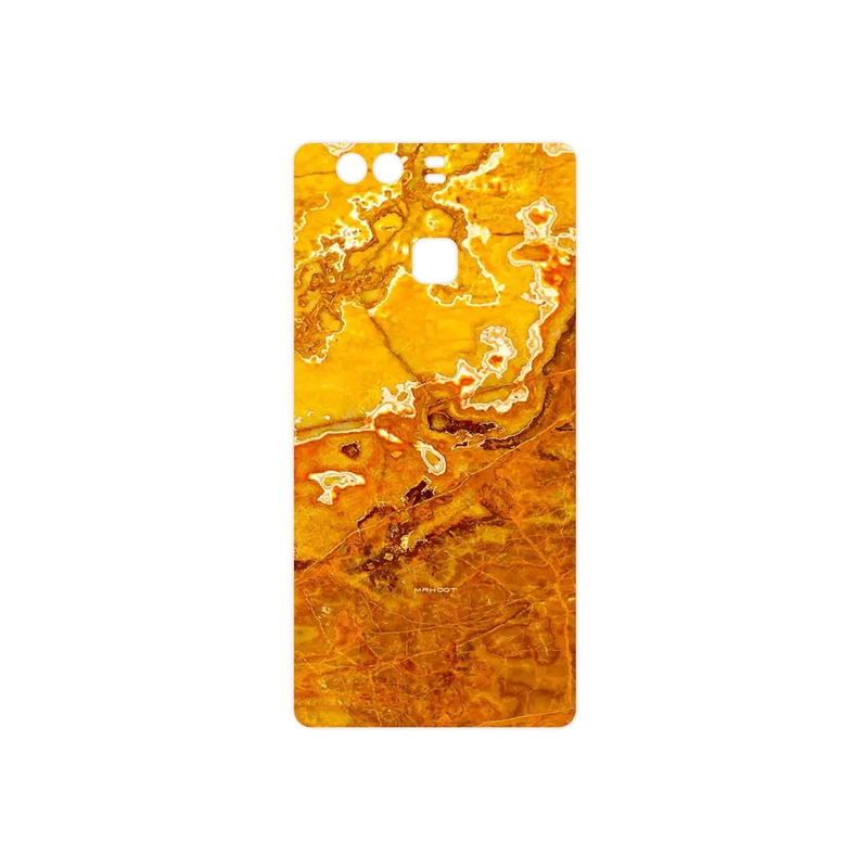 برچسب پوششی ماهوت مدل Gold Marble مناسب برای گوشی موبایل هوآوی P9