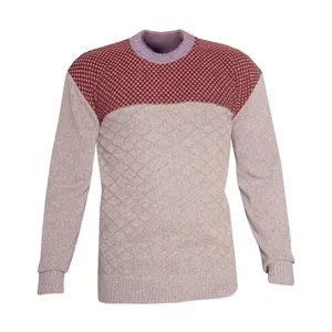 پلیور مردانه مدل بافت شطرنجی کد MO-ZTu