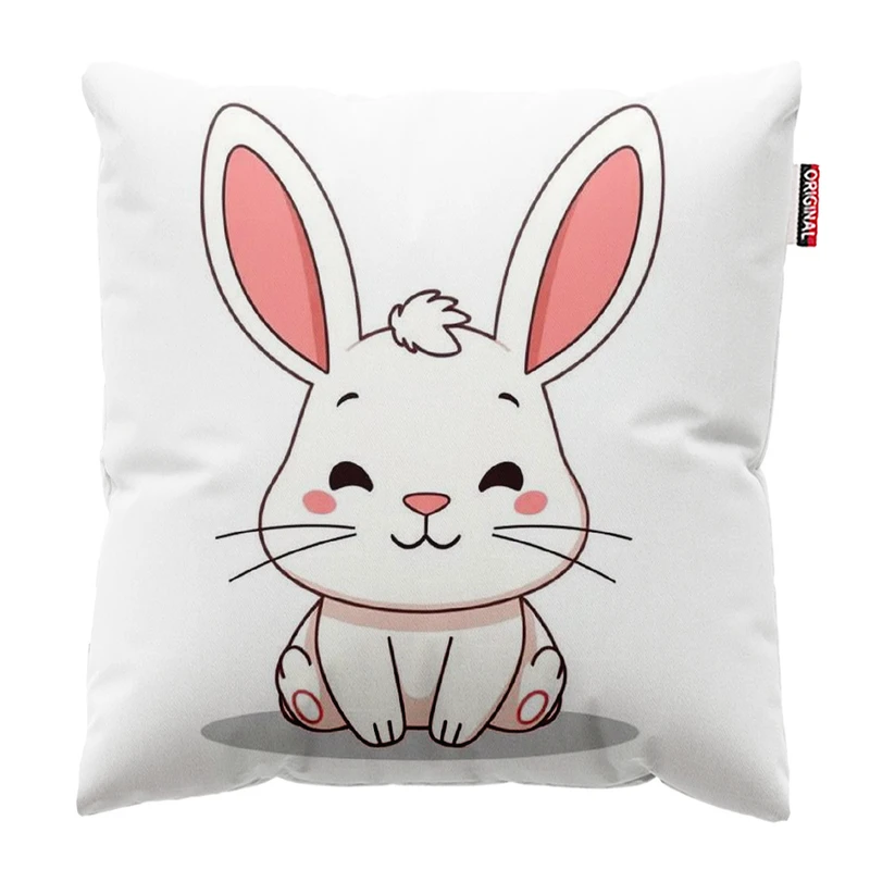 کوسن پاد آفرین مدل خرگوش ناز بامزه کد 236 سایز 30*30 سانتی متر