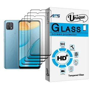 AFS Unique Glass MIX004 Screen Protector For Oppo A15 Pack Of 4