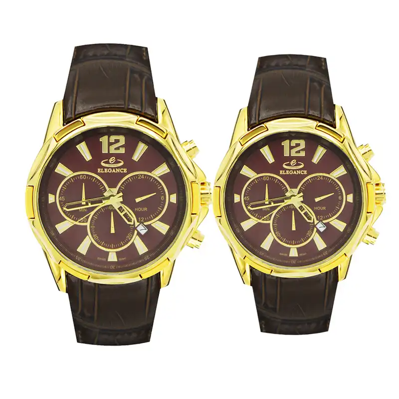 ست ساعت مچی عقربه ای زنانه و مردانه الگانس مدل 88347m