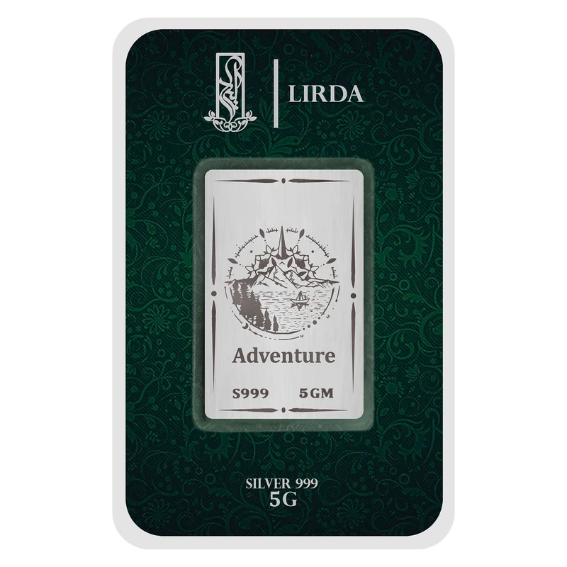 شمش نقره لیردا طرح مسیر زندگی کد 999-5 Adventure