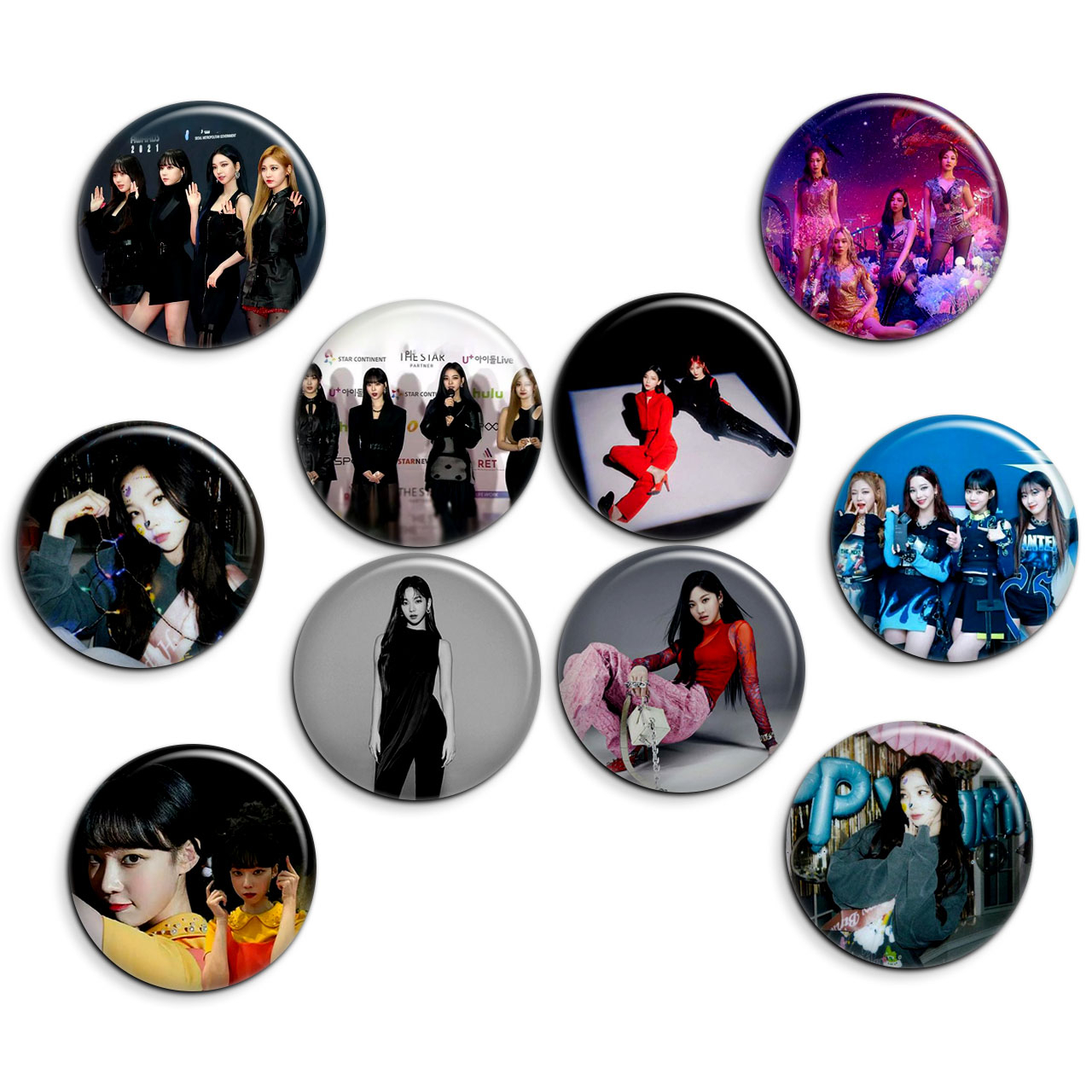 پیکسل پرمانه طرح aespa کد pmg.5233 مجموعه 10 عددی